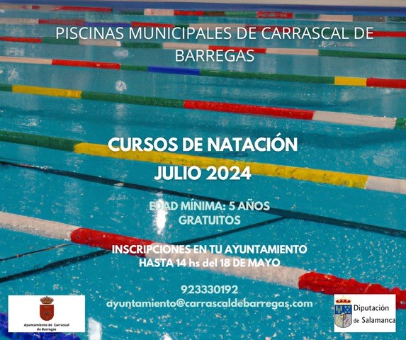 Cursos de natación 2024