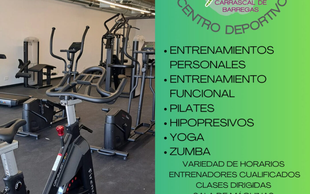 Nueva apertura gimnasio: 2 de septiembre