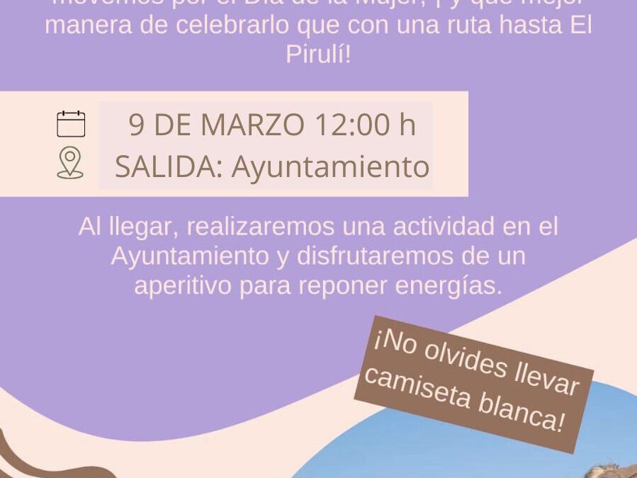 Carrascal de Barregas celebra el 8-M, Día Internacional de la Mujer, con una ruta de senderismo