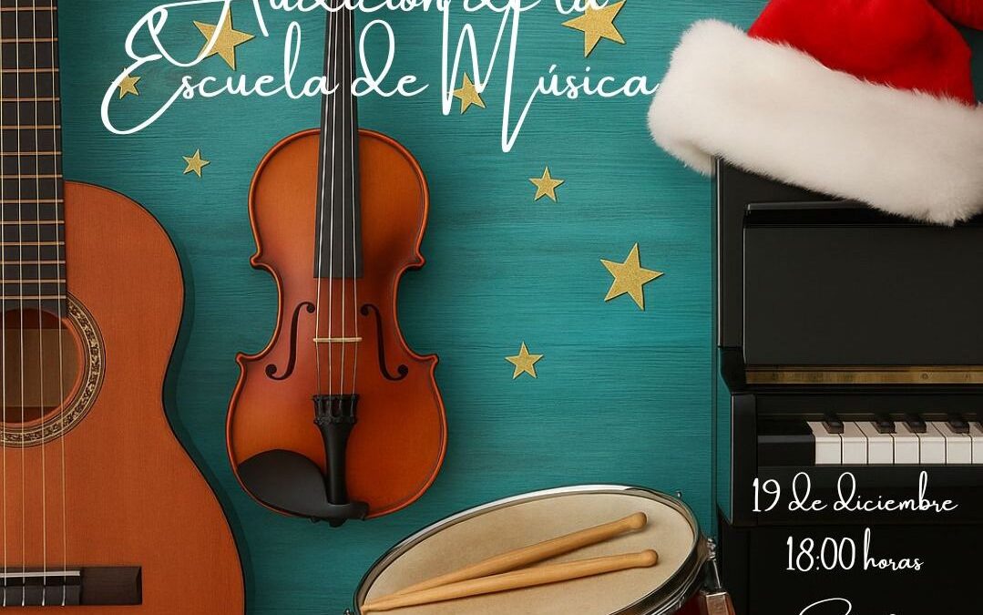 Audición navideña de la Escuela de Música de Carrascal de Barregas